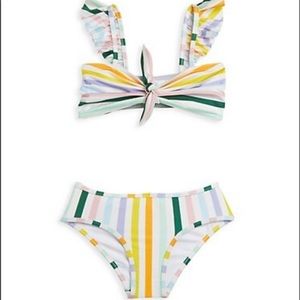 Zimmermann size 4 frills bikini NWT